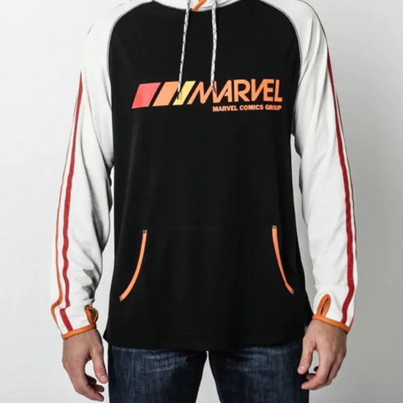 Marvel‎ Heroes Villains XL Retro Marvel Comics Performance Hoodie Sweatshirt NWT - Picture 11 of 12